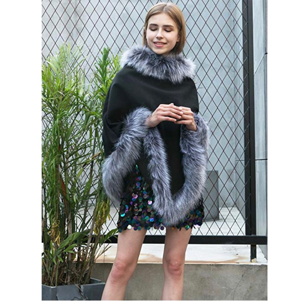 Oversized Cape Poncho Blanket Wrap